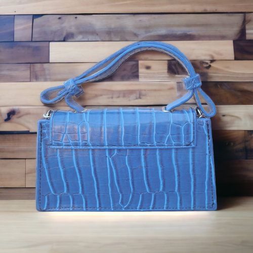 Kroko Desenli Zarf Model El ve Omuz Çantası